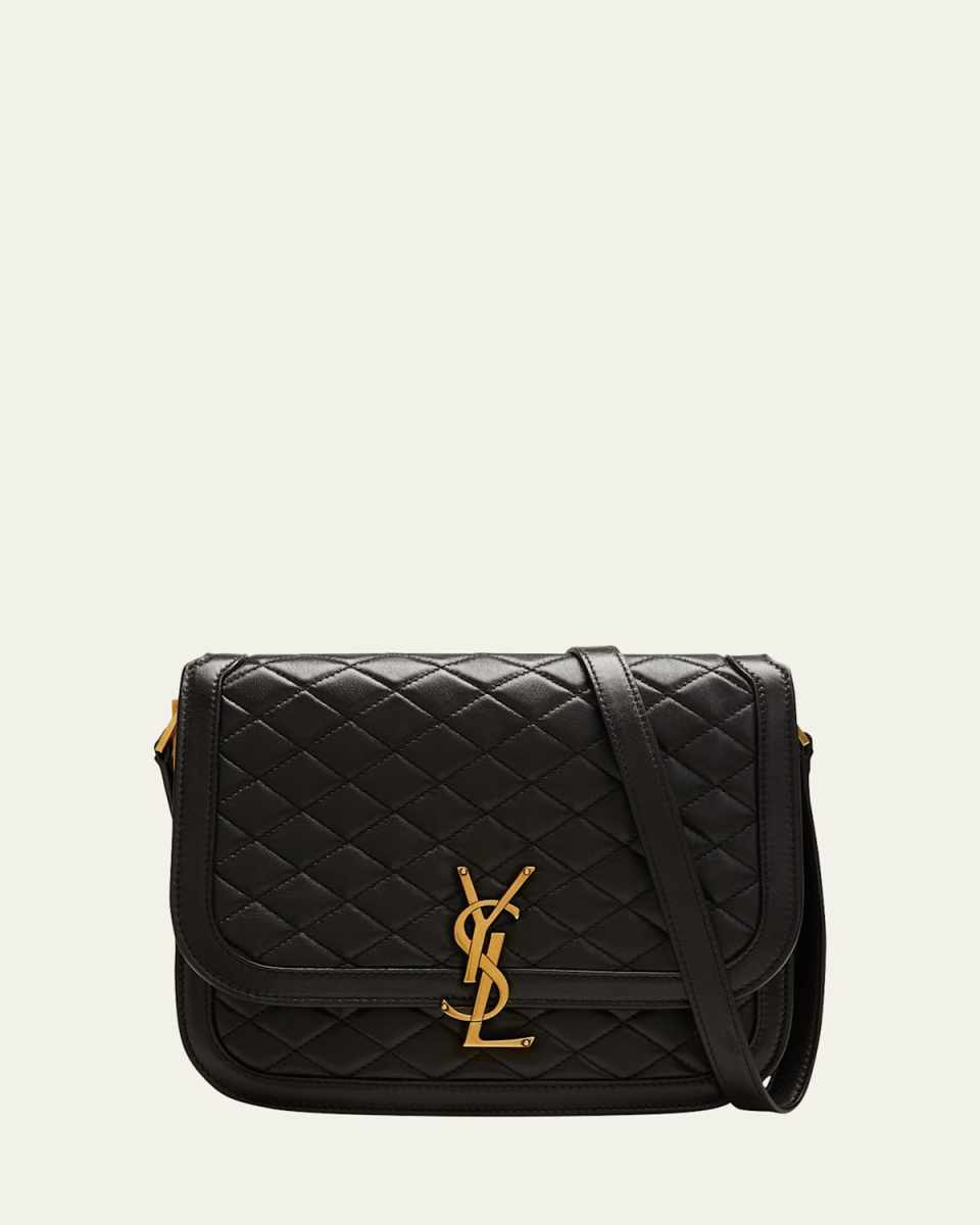 Solferino Medium YSL Crossbody Bag in Quilted Smooth Leather