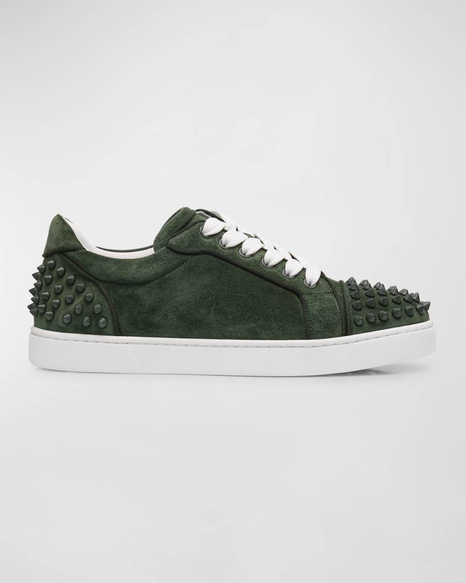 Vieira Suede Spike Red Sole Sneakers