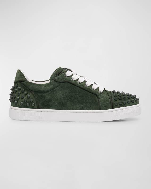 Vieira Suede Spike Red Sole Sneakers