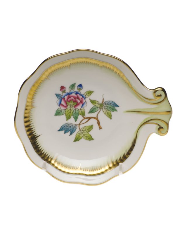 Queen Victoria Green Shell Dish