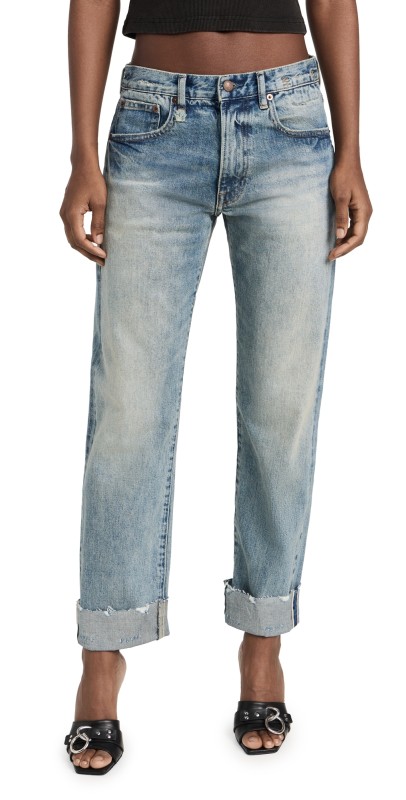 R13 Cuffed Romeo Jeans Roslyn Blue