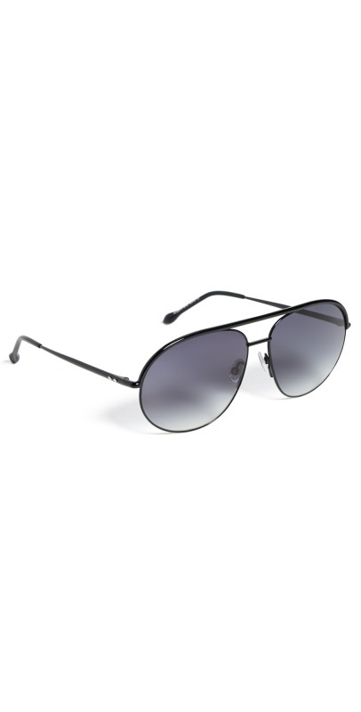 Isabel Marant Classic Metal Aviators Black
