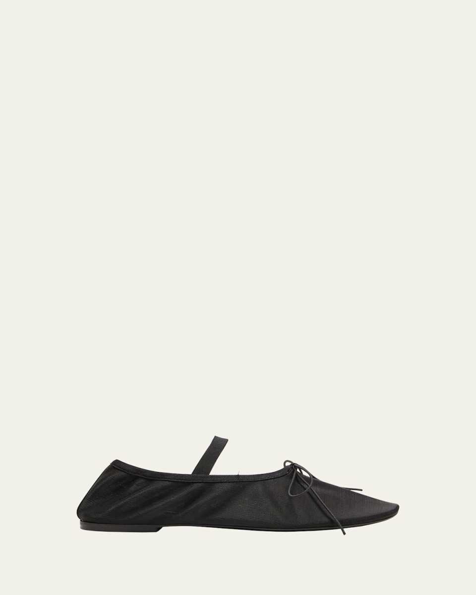 Glove Classic Mary Jane Mesh Ballerina Flats