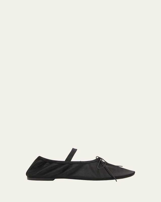 Glove Classic Mary Jane Mesh Ballerina Flats