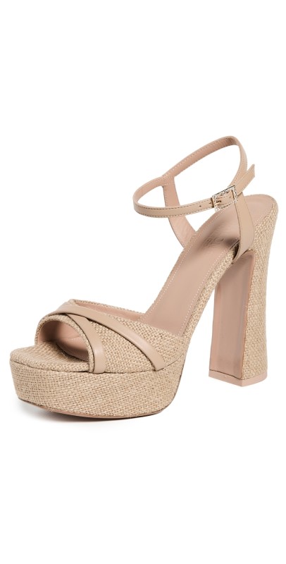 Malone Souliers Keaton 125mm Sandals Oatmeal