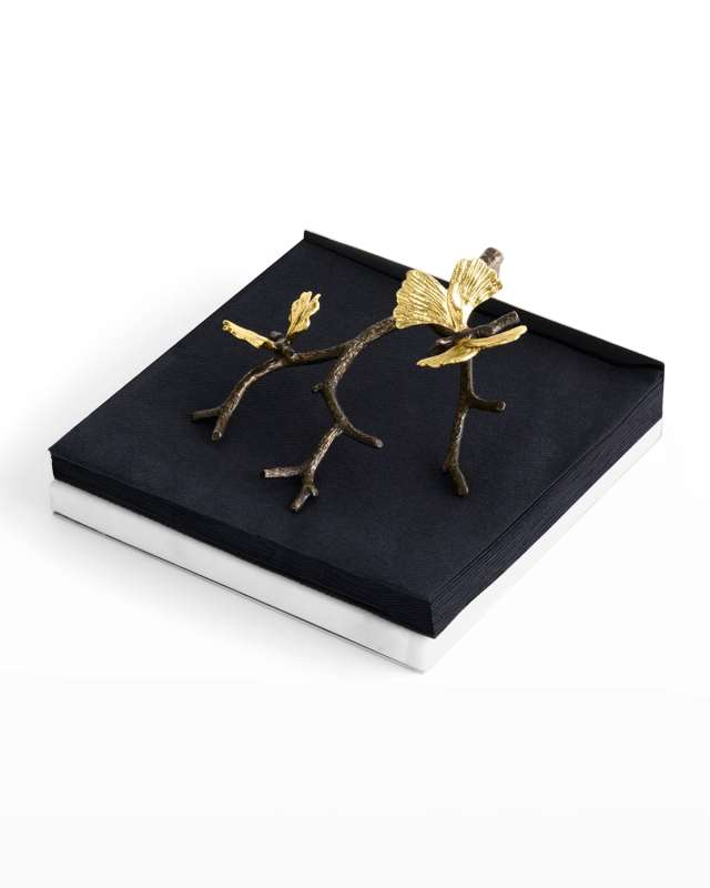 Butterfly Ginkgo Dinner Napkin Holder