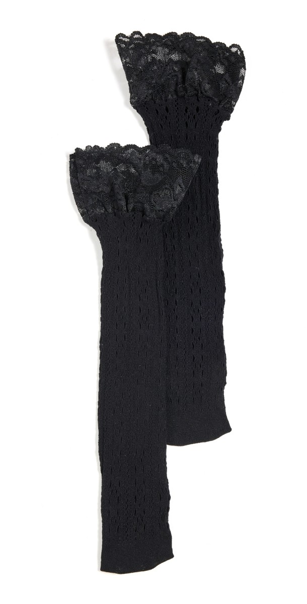 Stems Alexia Fishnet Socks Black