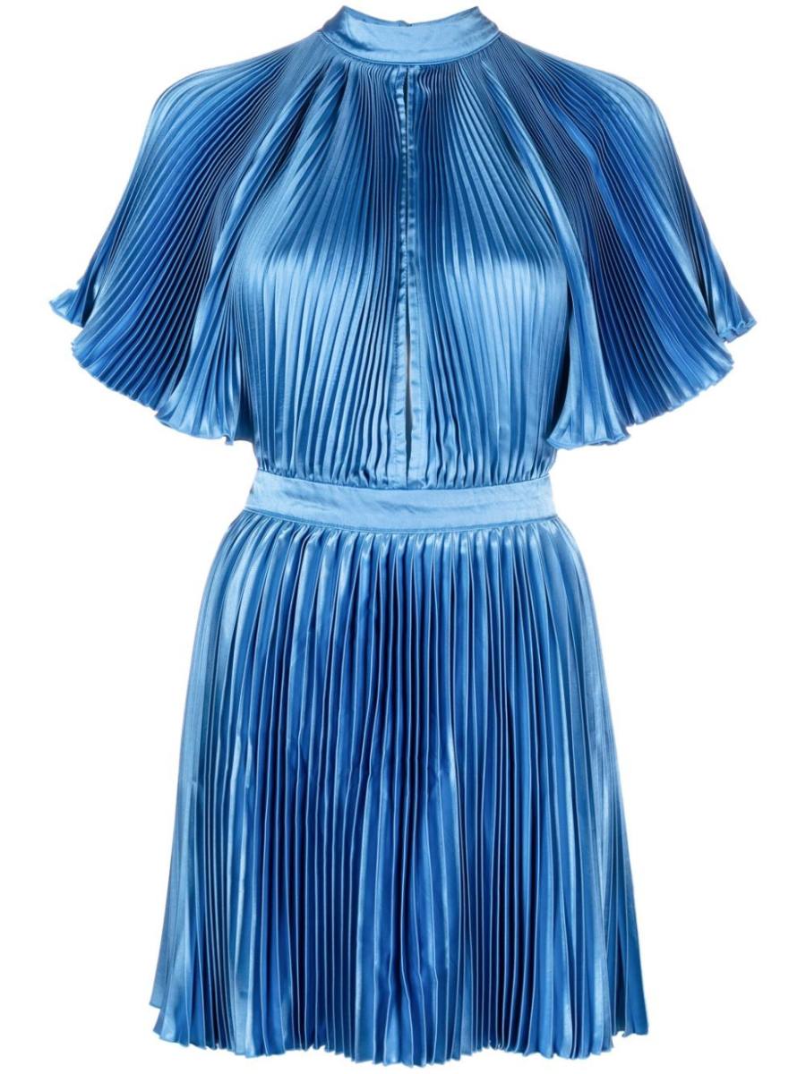 Elite pleated minidress