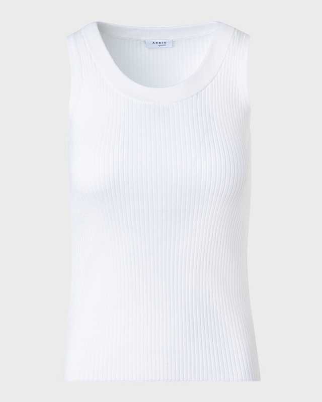 Crewneck Cotton Rib Tank Top