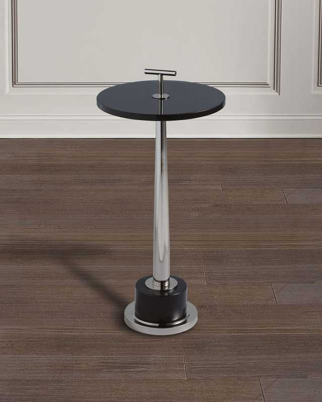 Toronto Nickel Accent Table