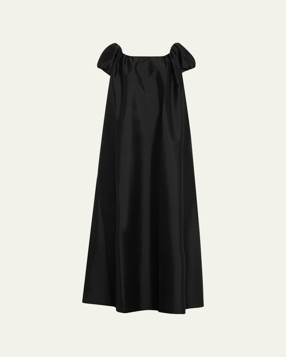 Rianne Long Open-Neck Dress