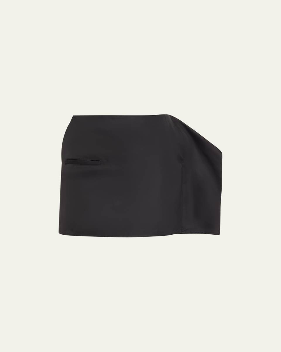 Side Panel Mini Skirt