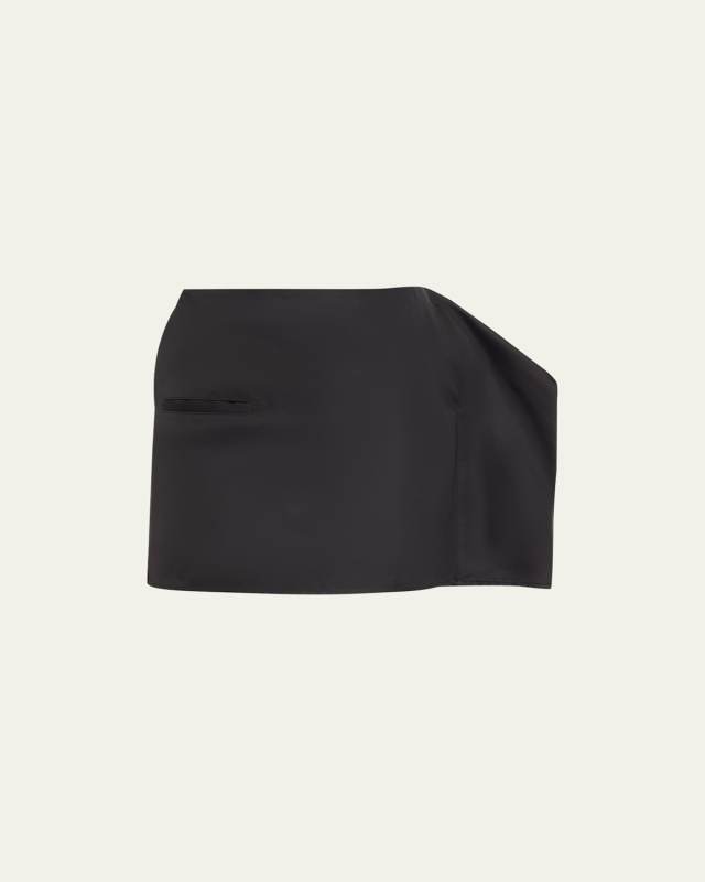 Side Panel Mini Skirt