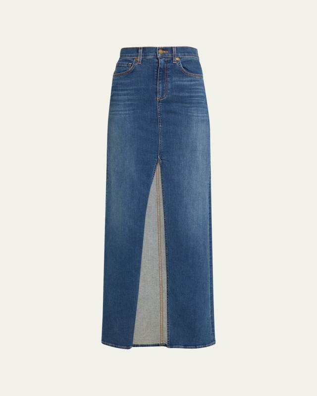 Madalyn Denim Maxi Skirt