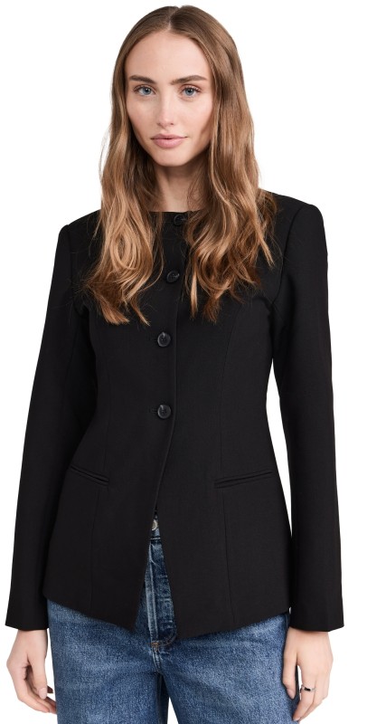 ALIGNE Daphne Long Waisted Blazer Black