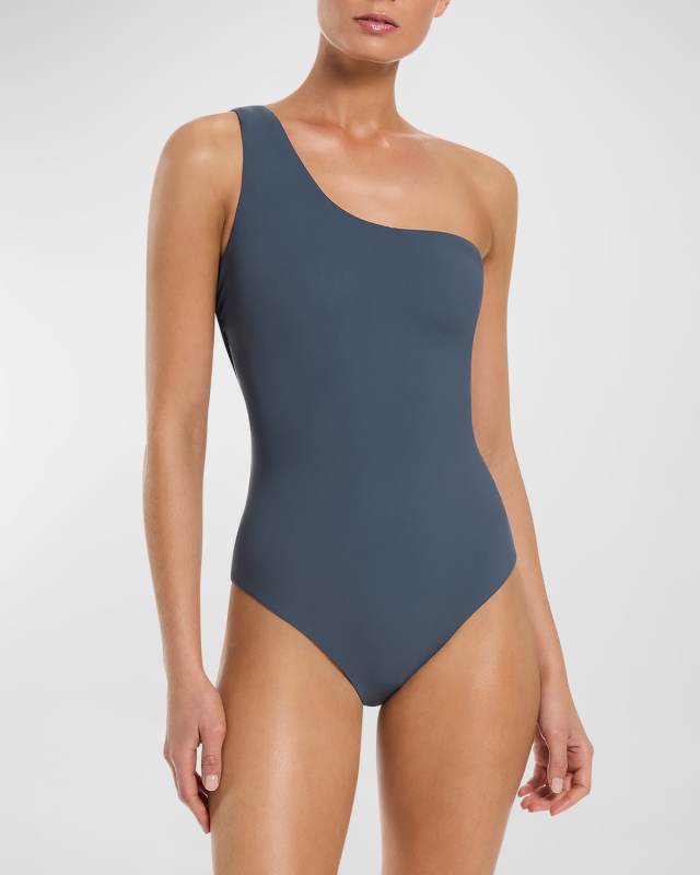One-Shoulder One-Piece Swimsuit