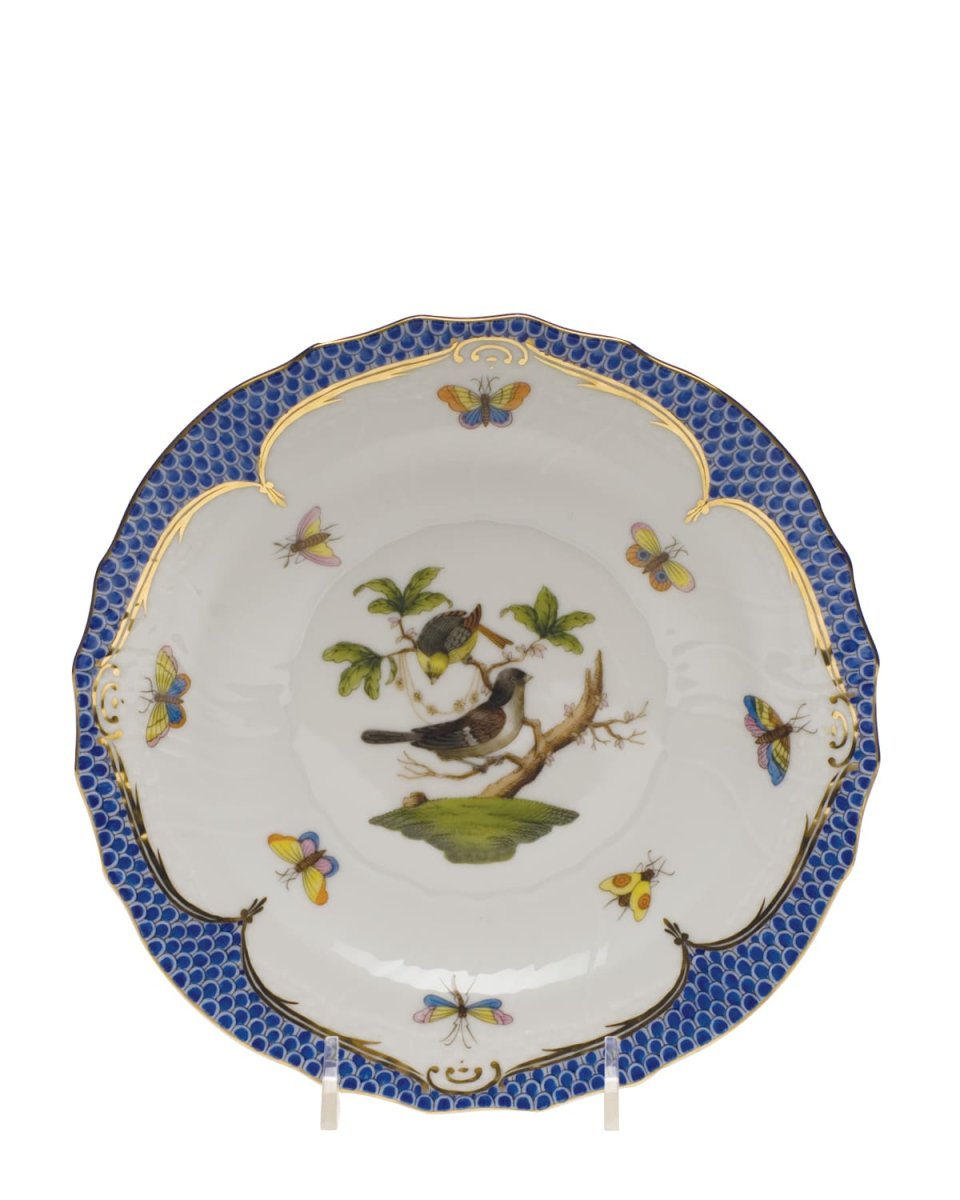 Rothchilds Bird Blue Salad Plate
