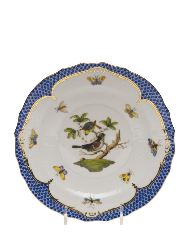 Rothchilds Bird Blue Salad Plate