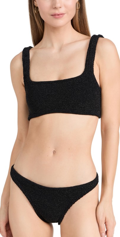 Hunza G Xandra Bikini Black/Gold