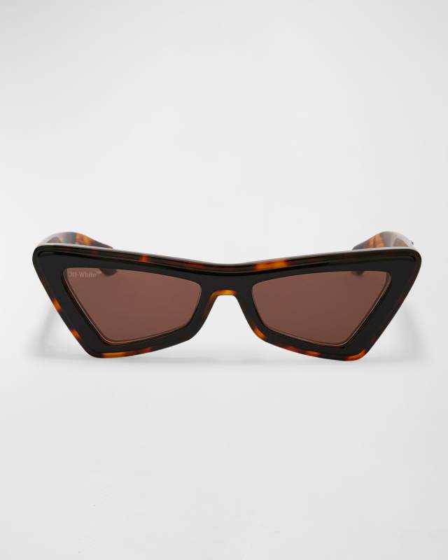 Artemisia Tortoiseshell Acetate Cat-Eye Sunglasses