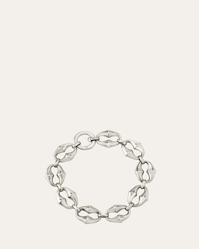White Gold Chrona Mini Link Bracelet