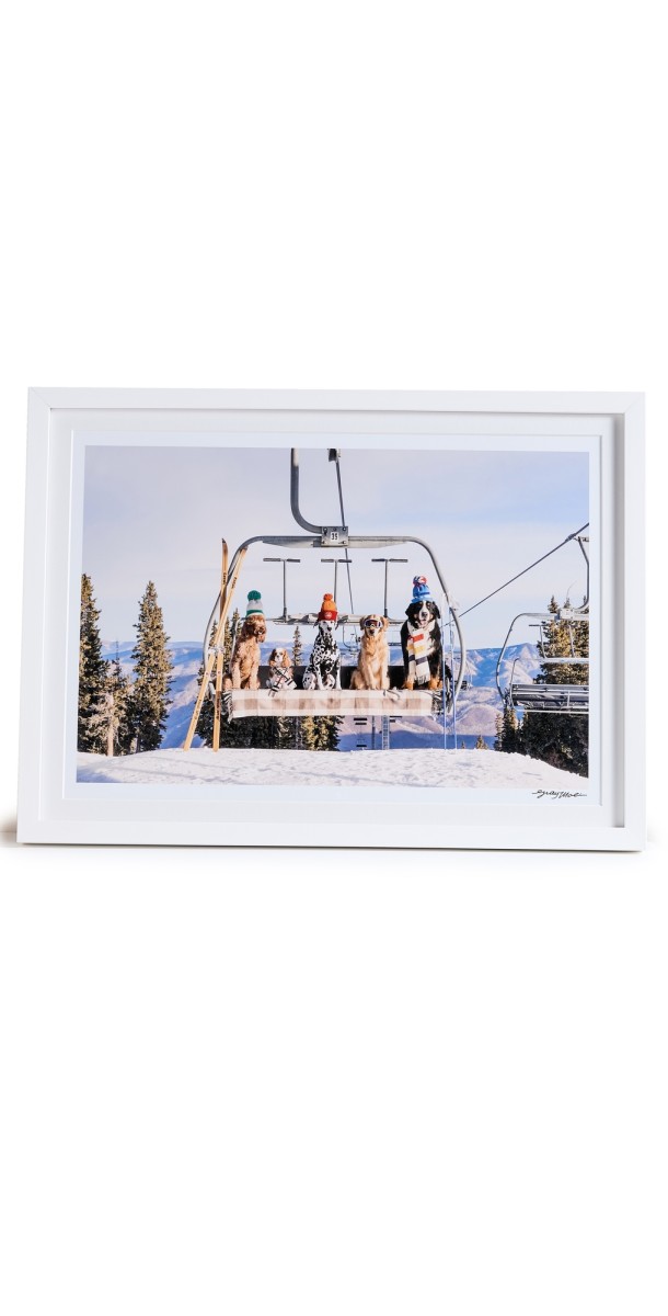 Gray Malin Chairlift Pups, Aspen Multi