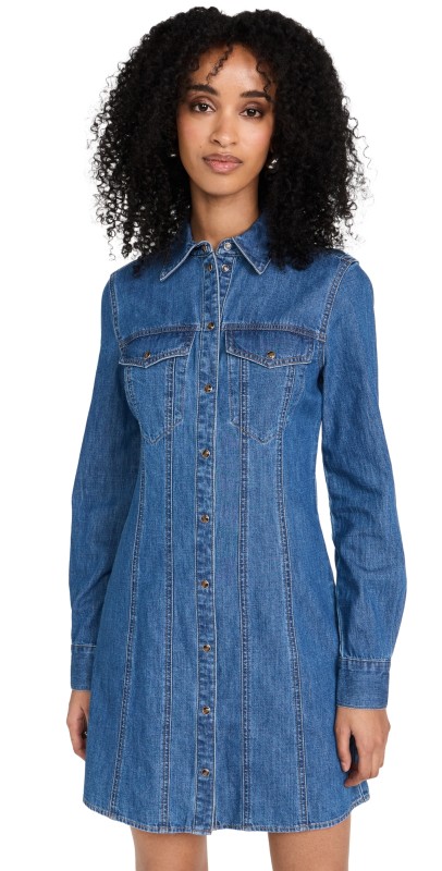 Veronica Beard Jean Tami Dress Cornflower