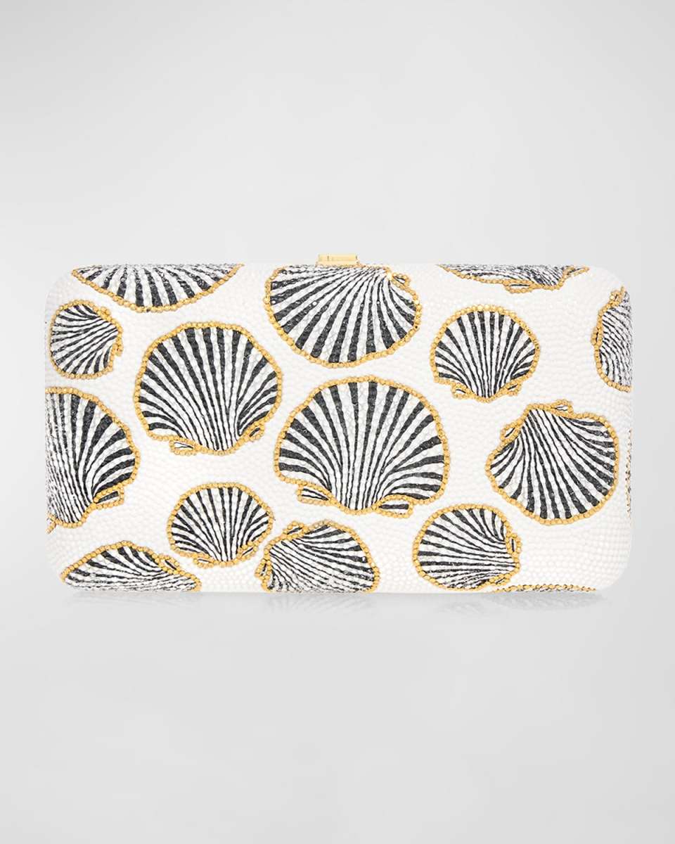Rectangle Midnight Mollusk Aurum Clutch Bag