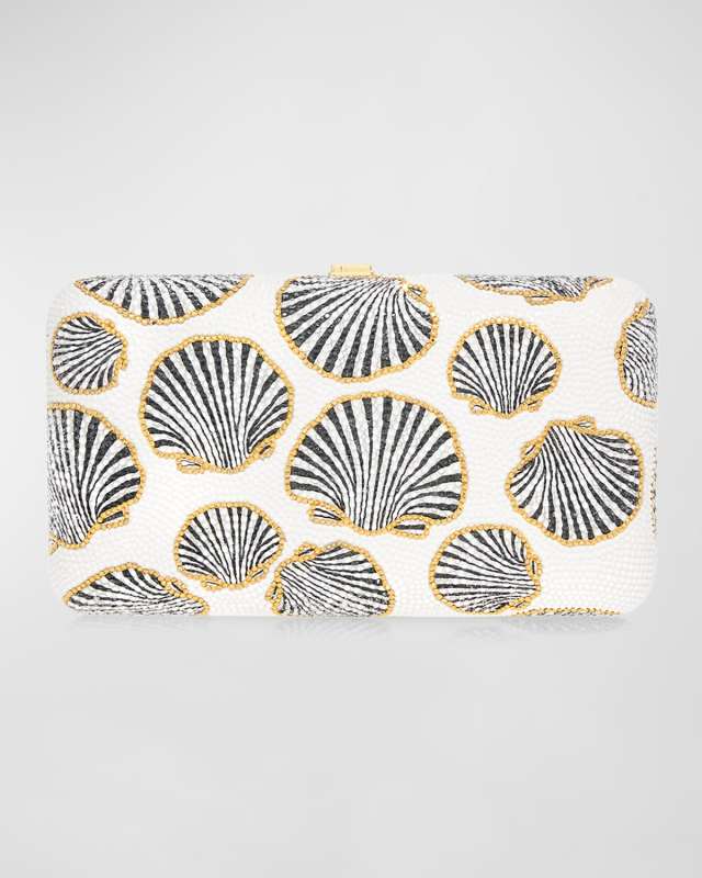 Rectangle Midnight Mollusk Aurum Clutch Bag