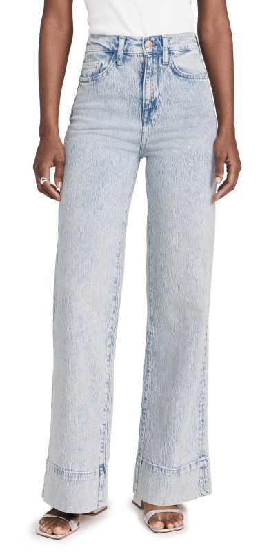 Triarchy Ms. Onassis V-High Rise Wide Leg Jeans Summer Light Indigo