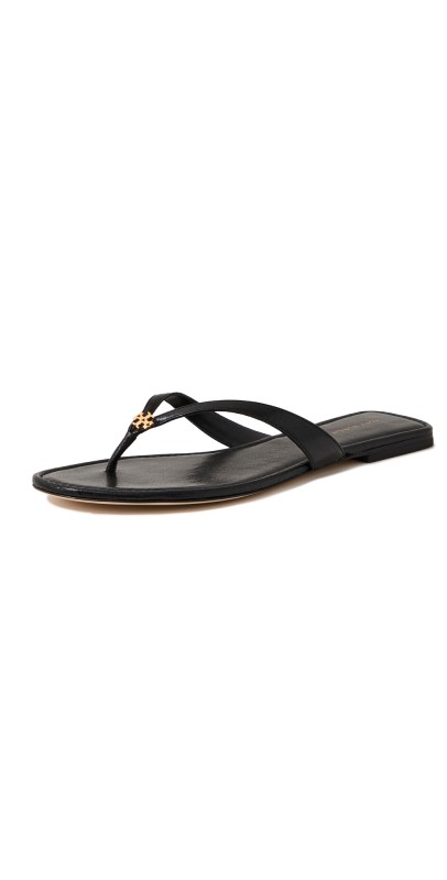 Tory Burch Classic Flip Flops Perfect Black