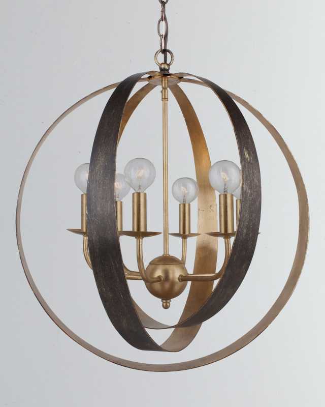 Luna 6-Light Sphere Large Chandelier