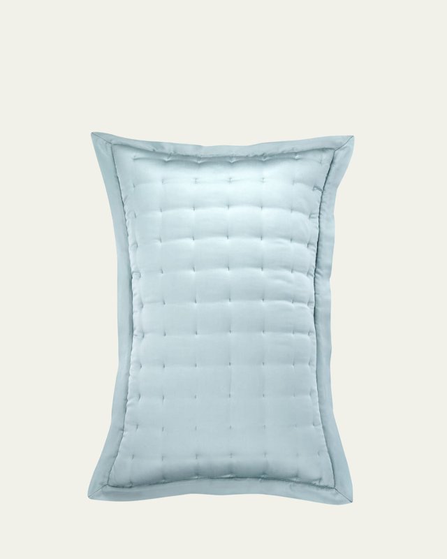 Puff Tencel King Sham, Robin's Egg Blue