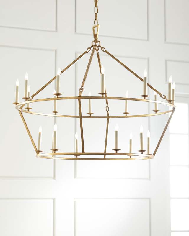 Darlana Large Two-Tiered Ring Chandelier