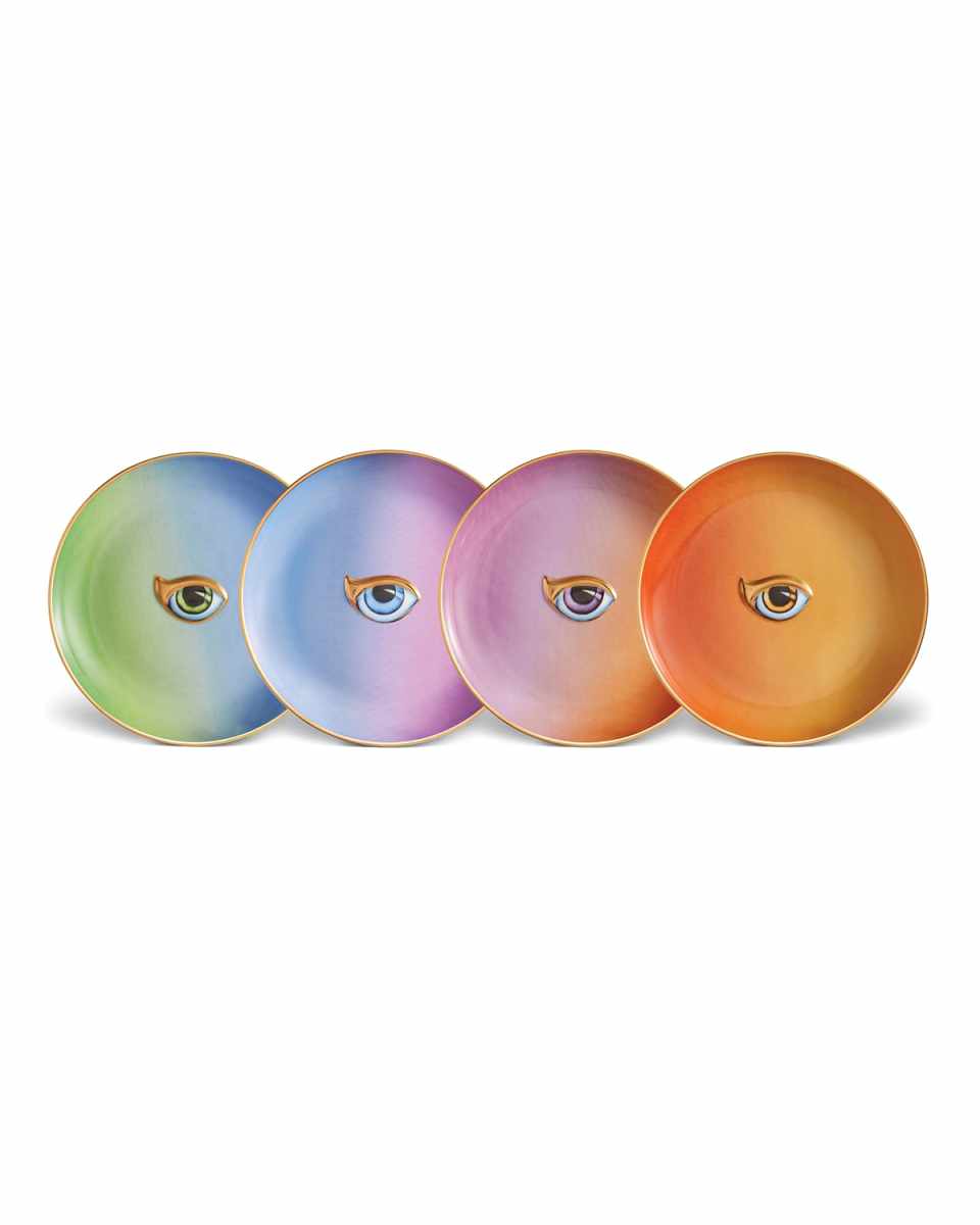 Lito Canape Assorted Plates, Set of 4