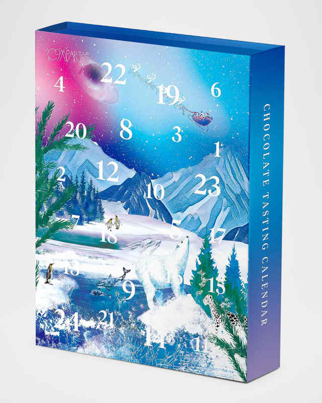 Blue Winter Gourmet Chocolate Advent Calendar
