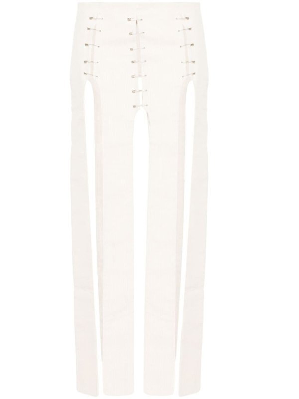 strap-detail skirt