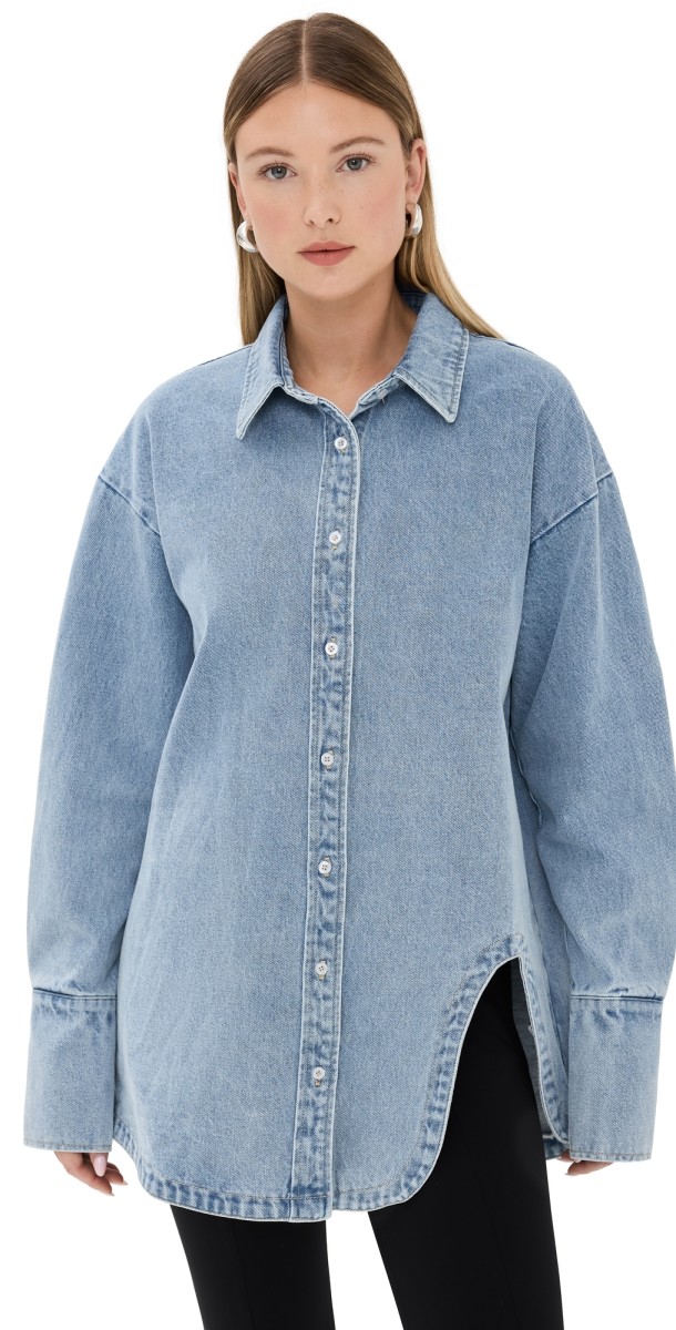 Lioness Off Duty Denim Shirt Classic Denim