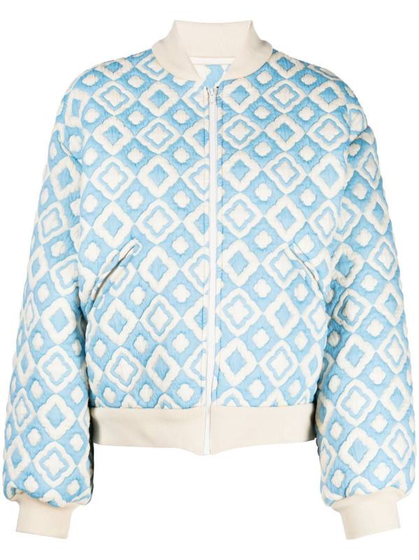 quilted bomber jacket