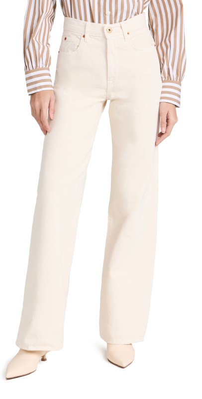 SLVRLAKE Grace Jeans Ecru