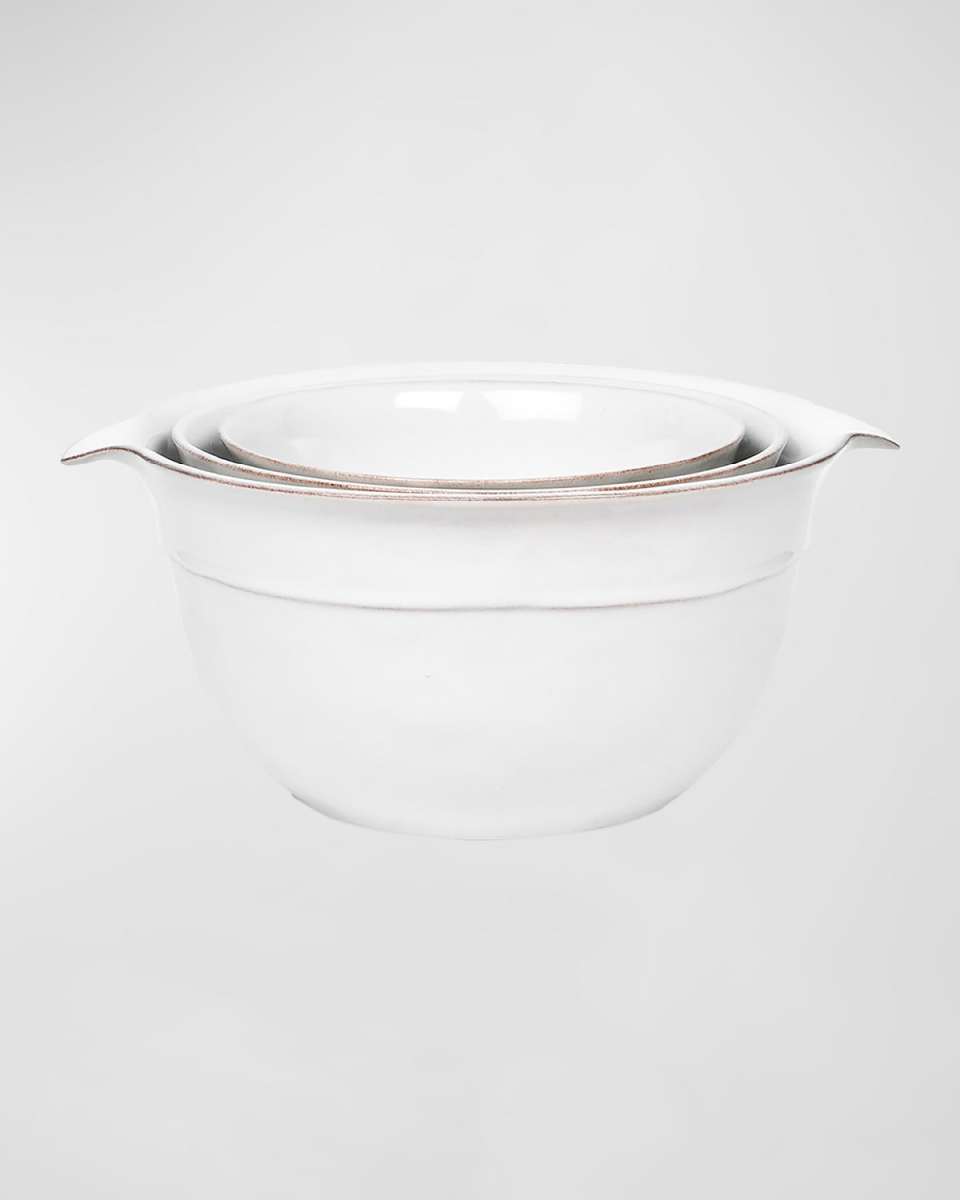 Puro Whitewash Nesting Serving Bowl 3-Piece Set