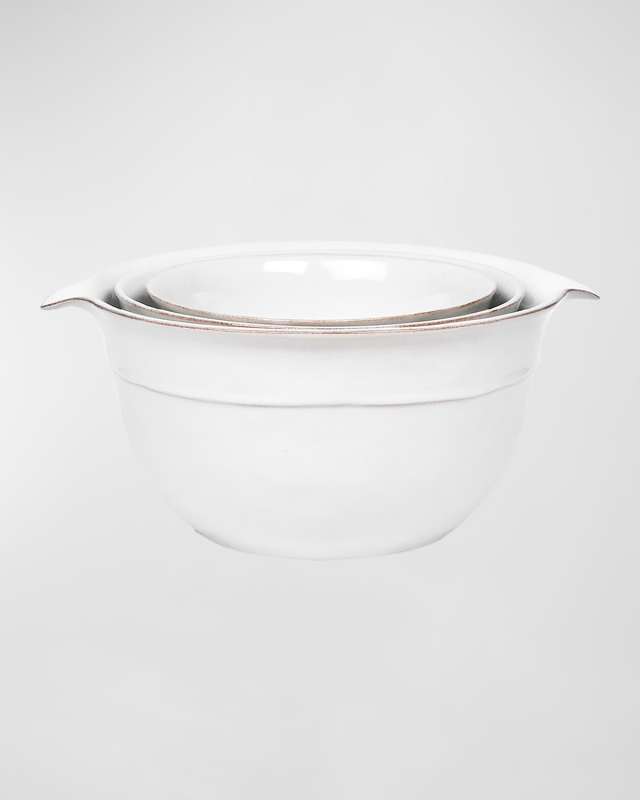 Puro Whitewash Nesting Serving Bowl 3-Piece Set