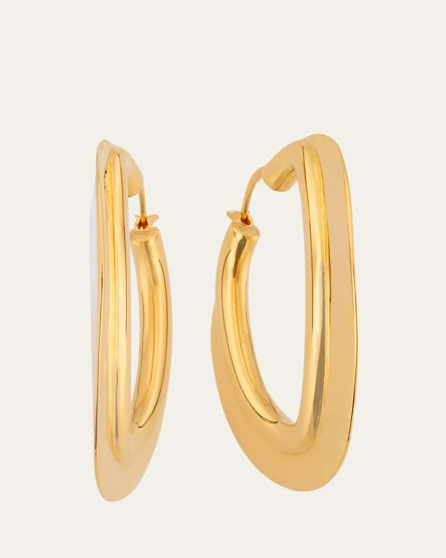 O Disc Hoop Earrings