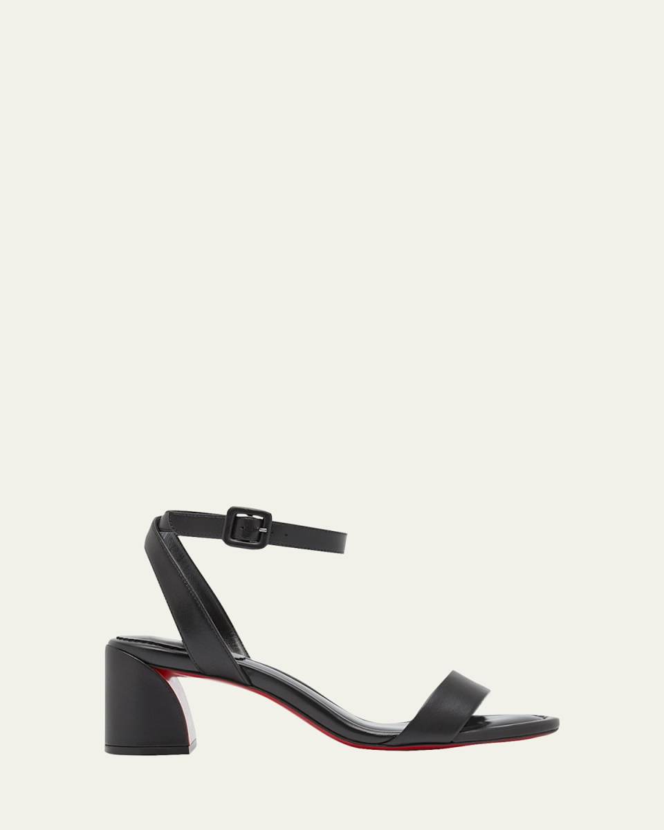 Miss Sabina Red Sole Ankle-Strap Sandals
