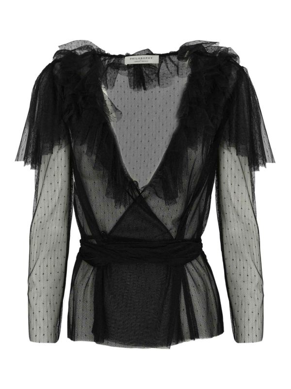 Philosophy di Lorenzo Serafini Chemise - Noir