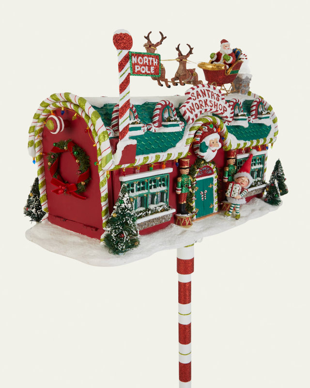 52" Santa's Mailbox Stand