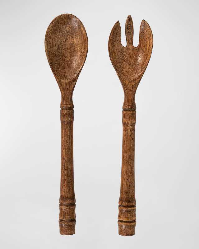 Bilbao 2-Piece Wood Salad Servers