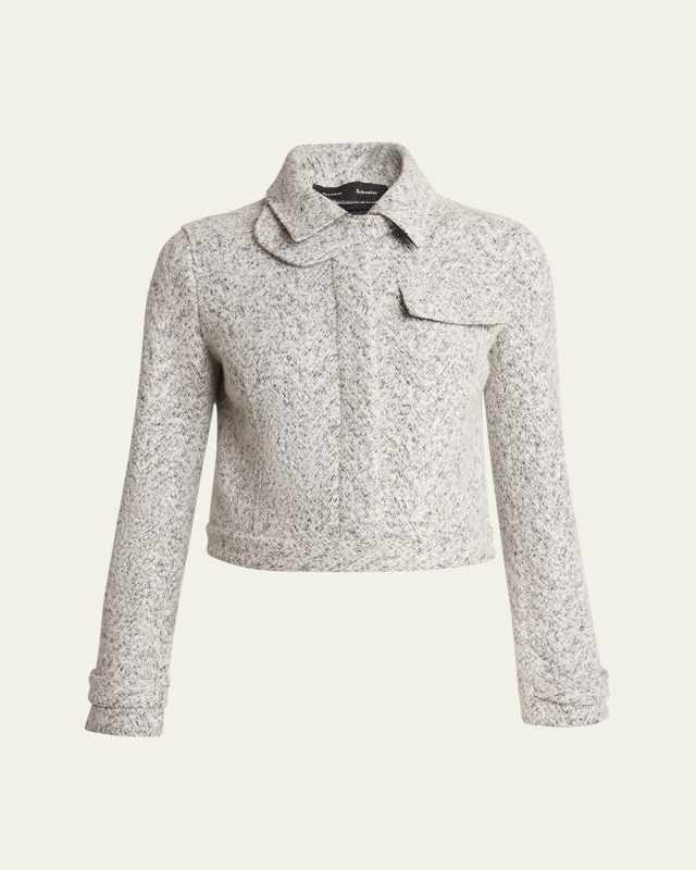 Rivers Cotton Wool Jacquard Jacket