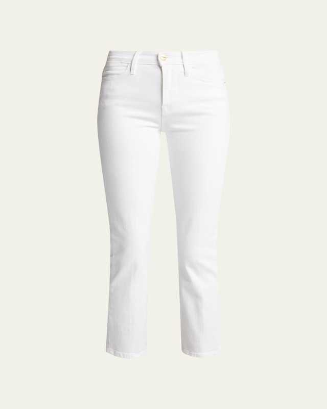 Le High Straight Cropped Jeans