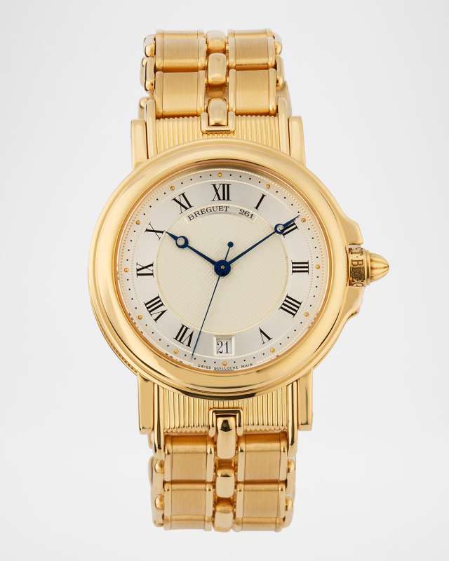 Breguet Marine 18K Yellow Gold 35.3mm Vintage 2000s Watch